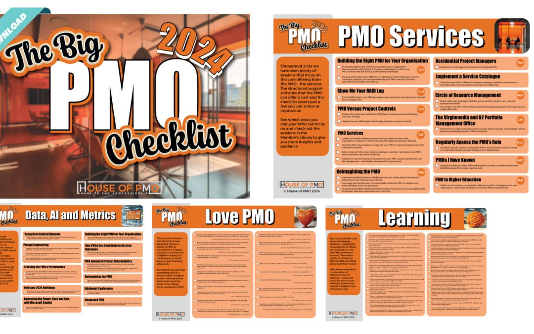 The Big PMO Checklist