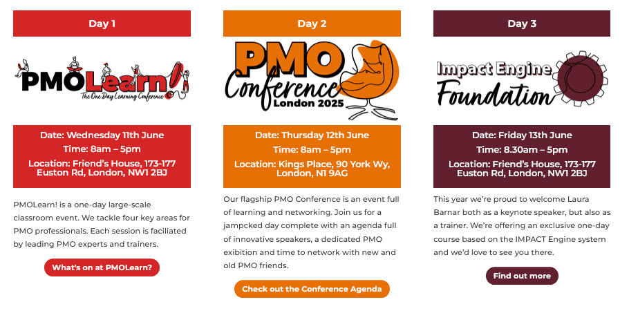 Three Day PMO Conference 2025