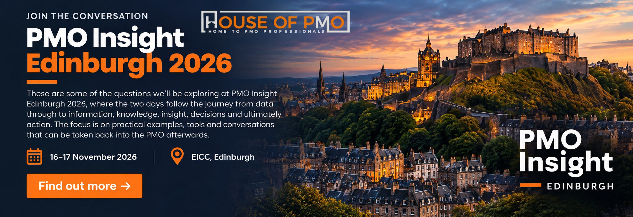 PMO Insight Conference Programme
